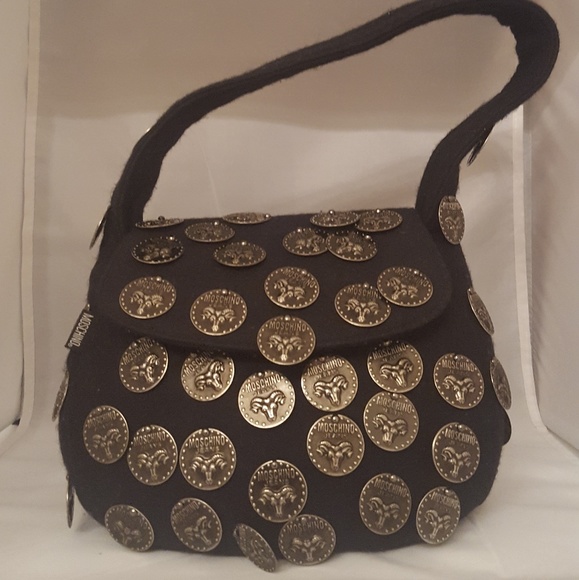 Moschino Handbags - Moschino Jeans purse w metal coins ARIES Horoscope